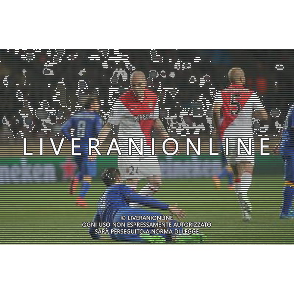 Andrea RAGGI / Alvaro MORATA - 22.04.2015 - Monaco / Juventus Turin - 1/4Finale retour Champions League Photo : Serge Haouzi / Icon Sport AG ALDO LIVERANI SAS ONLY ITALY