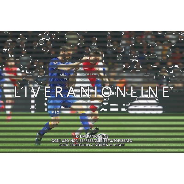 Leonardo BONUCCI / Yannick FERREIRA CARRASCO - 22.04.2015 - Monaco / Juventus Turin - 1/4Finale retour Champions League Photo : Serge Haouzi / Icon Sport AG ALDO LIVERANI SAS ONLY ITALY