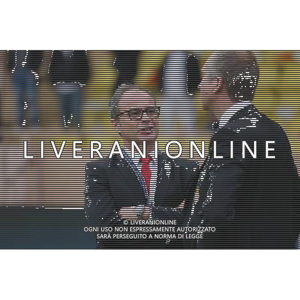 Luis CAMPOS / Vadim Vasilyev - 22.04.2015 - Monaco / Juventus Turin - 1/4Finale retour Champions League Photo : Serge Haouzi / Icon Sport AG ALDO LIVERANI SAS ONLY ITALY