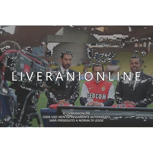 Robert PIRES / Ludovic GIULY / Sonny ANDERSON - 22.04.2015 - Monaco / Juventus Turin - 1/4Finale retour Champions League Photo : Serge Haouzi / Icon Sport AG ALDO LIVERANI SAS ONLY ITALY
