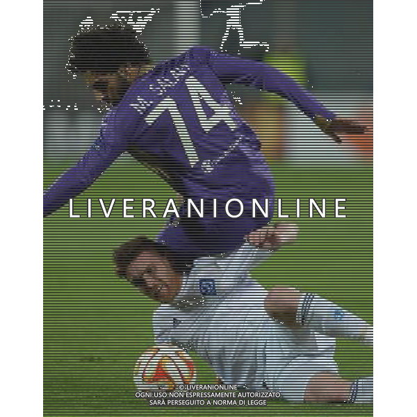 UEFA Europa League 2014/2015 Quarti di Finale Ritorno Firenze - 23.04.2015 Fiorentina-Dinamo Kiev Nella Foto:antunes e salah /Ph.Vitez-Ag. Aldo Liverani