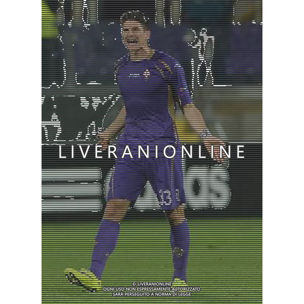 UEFA Europa League 2014/2015 Quarti di Finale Ritorno Firenze - 23.04.2015 Fiorentina-Dinamo Kiev Nella Foto: esultanza dopo il gol di mario gomez del 1-0 /Ph.Vitez-Ag. Aldo Liverani