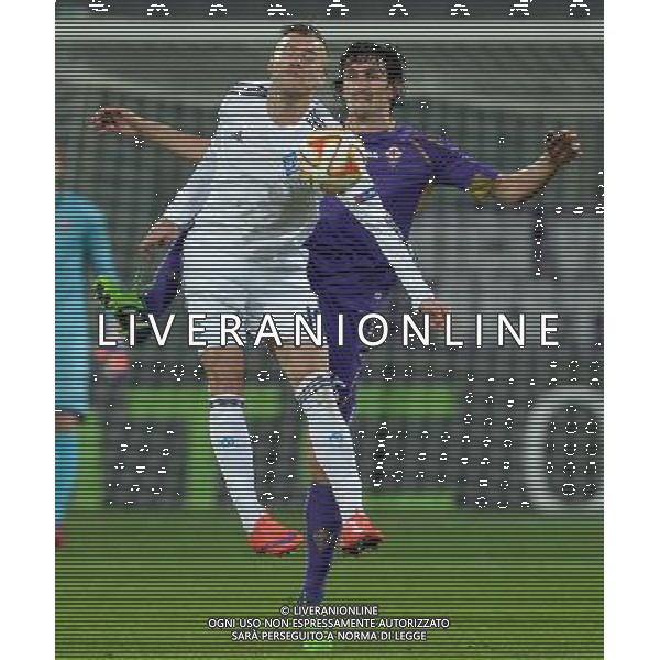 UEFA Europa League 2014/2015 Quarti di Finale Ritorno Firenze - 23.04.2015 Fiorentina-Dinamo Kiev Nella Foto:yarmolenko savic /Ph.Vitez-Ag. Aldo Liverani
