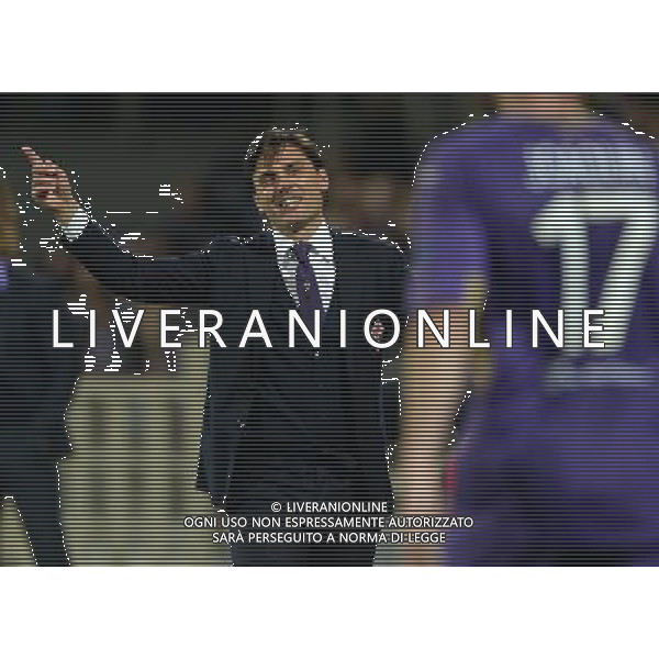 UEFA Europa League 2014/2015 Quarti di Finale Ritorno Firenze - 23.04.2015 Fiorentina-Dinamo Kiev Nella Foto: esultanza di montella vincenza /Ph.Vitez-Ag. Aldo Liverani