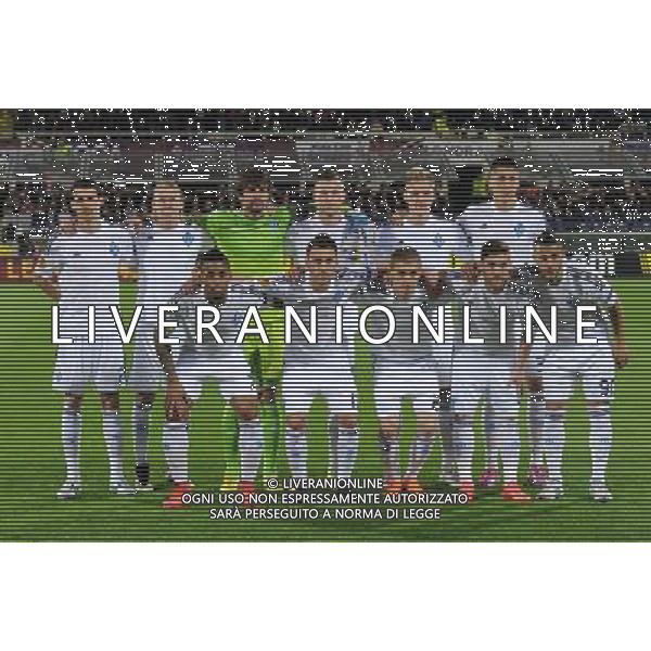 UEFA Europa League 2014/2015 Quarti di Finale Ritorno Firenze - 23.04.2015 Fiorentina-Dinamo Kiev Nella Foto:Dinamo Kiev Squadra Formazione Shovkovskiy,Danilo Silva,Antunes,Lens,Yarmolenko,Rybalka,Vida,Buyalskiy,Khacheridi,Belhanda,Teodorczyk /Ph.Vitez-Ag. Aldo Liverani
