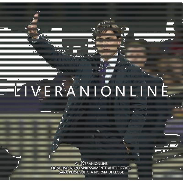 UEFA Europa League 2014/2015 Quarti di Finale Ritorno Firenze - 23.04.2015 Fiorentina-Dinamo Kiev Nella Foto:Montella Vincenzo /Ph.Vitez-Ag. Aldo Liverani
