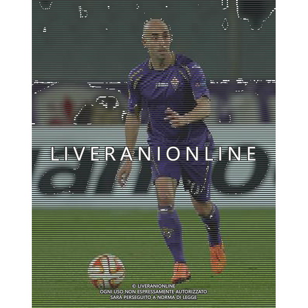 UEFA Europa League 2014/2015 Quarti di Finale Ritorno Firenze - 23.04.2015 Fiorentina-Dinamo Kiev Nella Foto:Borja Valero /Ph.Vitez-Ag. Aldo Liverani