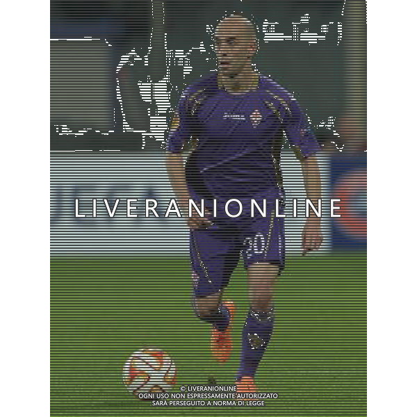 UEFA Europa League 2014/2015 Quarti di Finale Ritorno Firenze - 23.04.2015 Fiorentina-Dinamo Kiev Nella Foto:Borja Valero /Ph.Vitez-Ag. Aldo Liverani