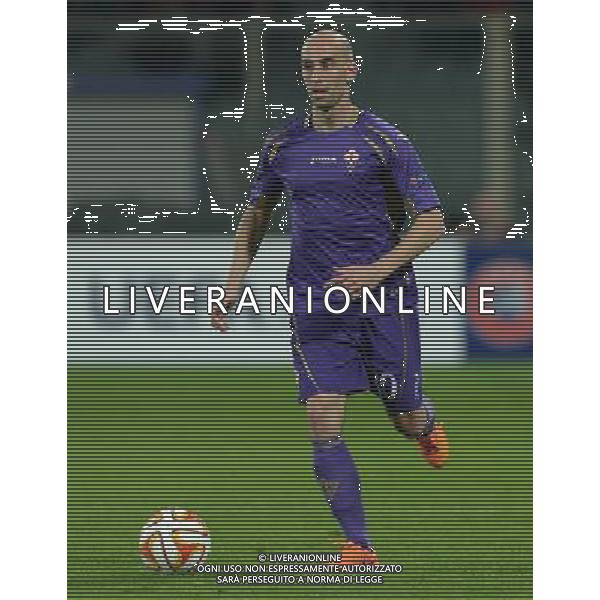 UEFA Europa League 2014/2015 Quarti di Finale Ritorno Firenze - 23.04.2015 Fiorentina-Dinamo Kiev Nella Foto:Borja Valero /Ph.Vitez-Ag. Aldo Liverani