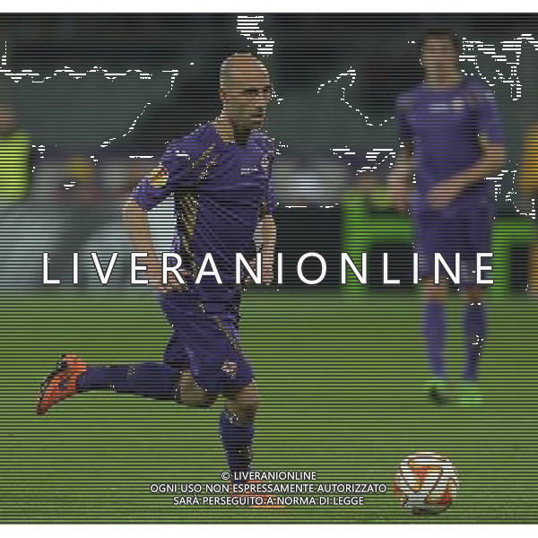 UEFA Europa League 2014/2015 Quarti di Finale Ritorno Firenze - 23.04.2015 Fiorentina-Dinamo Kiev Nella Foto:Borja Valero /Ph.Vitez-Ag. Aldo Liverani