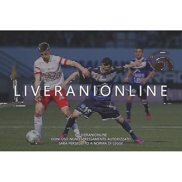 Clement LENGLET / Karim AZAMOUM - 24.04.2015 - Nancy / Troyes - 33eme journee de Ligue 2 Photo : Fred Marvaux / Icon Sport /Agenzia Aldo Liverani Sas - ITALY ONLY - EDITORIAL USE ONLY