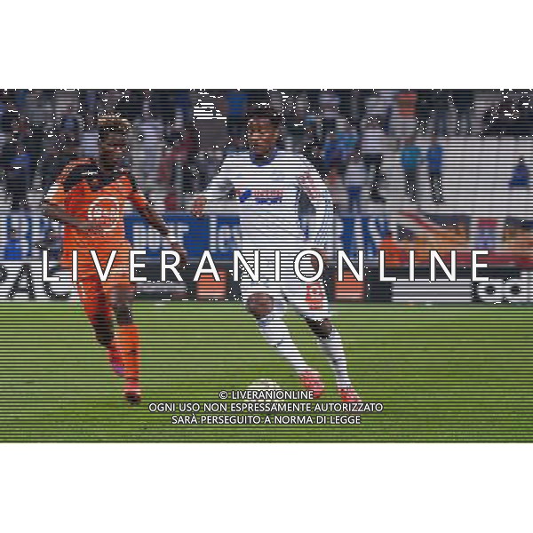 Michy BATSHUAYI - 24.04.2015 - Marseille / Lorient - 34eme journee de Ligue 1 Photo : Gaston Petrelli / Icon Sport /Agenzia Aldo Liverani Sas - ITALY ONLY - EDITORIAL USE ONLY