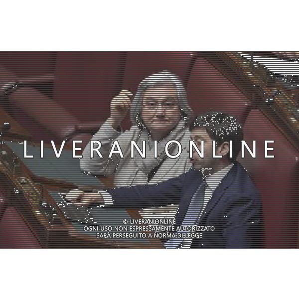 Roma - 27/04/2015 - Montecitorio - Discussione generale sulla legge elettorale - nella foto: Rosy Bindi e Roberto Speranza / Ph. Fabrizio Corradetti - Ag. Aldo Liverani Sas