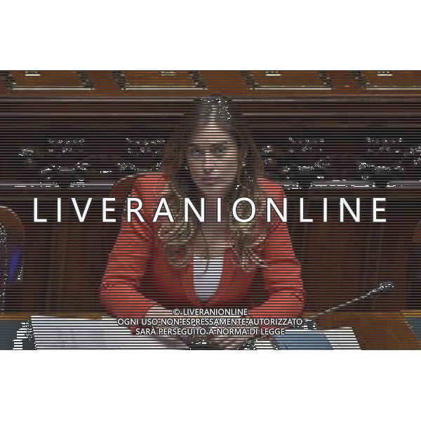 Roma - 27/04/2015 - Montecitorio - Discussione generale sulla legge elettorale - nella foto: Maria Elena Boschi / Ph. Fabrizio Corradetti - Ag. Aldo Liverani Sas