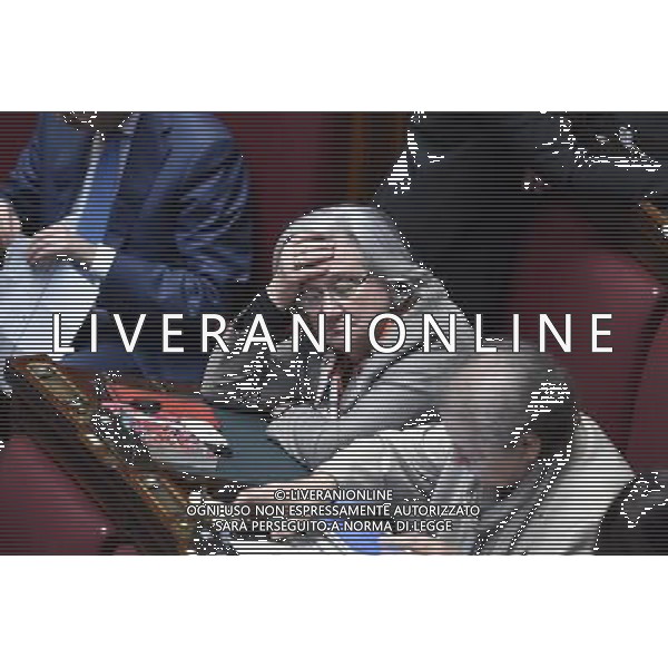 Esame e Votazione alla Camera delle questioni pregiudiziali riferite al disegno di legge elettorale - Roma 28 aprile 2015 nella foto Rosy Bindi ©Corradetti/Agenzia Aldo Liverani Sas
