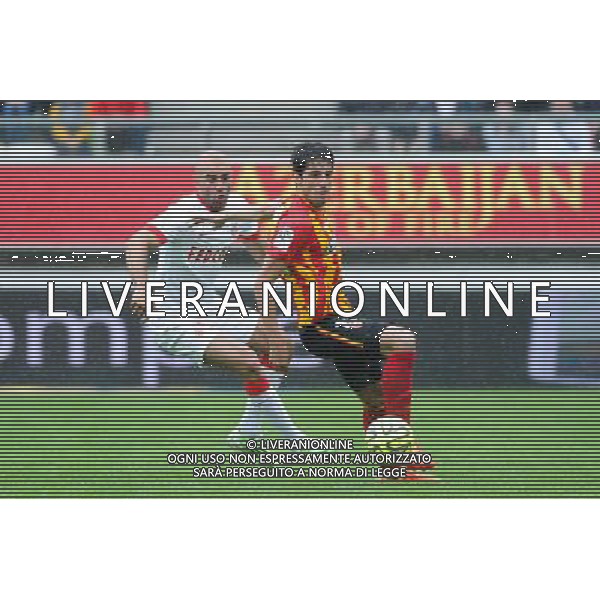 Aymen ABDENNOUR / Pablo CHAVARRIA - 26.04.2015 - Lens / Monaco - 34eme journee de Ligue 1 Photo : Nolwenn Le Gouic / Icon Sport /Agenzia Aldo Liverani sas - ITALY ONLY - EDITORIAL USE ONLY