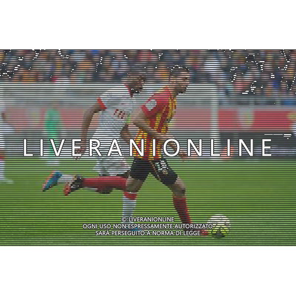 Geoffrey KONDOGBIA / Pierrick VALDIVIA - 26.04.2015 - Lens / Monaco - 34eme journee de Ligue 1 Photo : Nolwenn Le Gouic / Icon Sport /Agenzia Aldo Liverani sas - ITALY ONLY - EDITORIAL USE ONLY