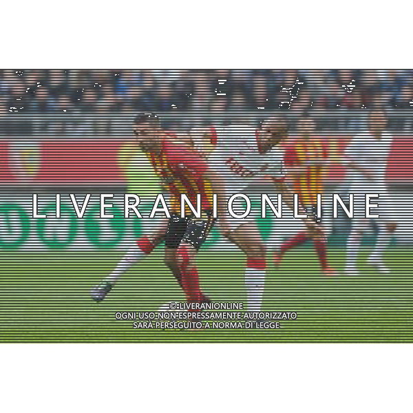 Pierrick VALDIVIA / FABINHO - 26.04.2015 - Lens / Monaco - 34eme journee de Ligue 1 Photo : Nolwenn Le Gouic / Icon Sport /Agenzia Aldo Liverani sas - ITALY ONLY - EDITORIAL USE ONLY