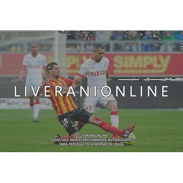 Pierrick VALDIVIA / Layvin KURZAWA - 26.04.2015 - Lens / Monaco - 34eme journee de Ligue 1 Photo : Nolwenn Le Gouic / Icon Sport /Agenzia Aldo Liverani sas - ITALY ONLY - EDITORIAL USE ONLY