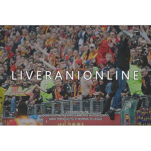 Supporters Lens - 26.04.2015 - Lens / Monaco - 34eme journee de Ligue 1 Photo : Nolwenn Le Gouic / Icon Sport /Agenzia Aldo Liverani sas - ITALY ONLY - EDITORIAL USE ONLY