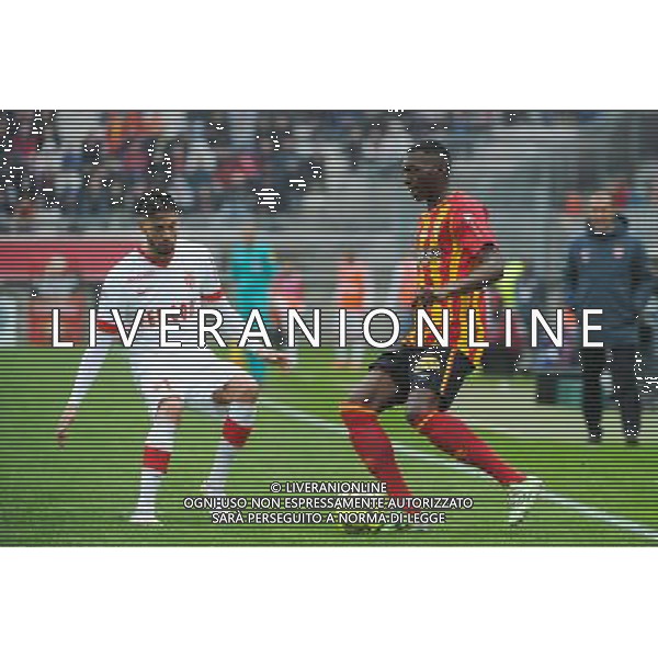 Yannick FERREIRA CARRASCO / Aristote MADIANI - 26.04.2015 - Lens / Monaco - 34eme journee de Ligue 1 Photo : Nolwenn Le Gouic / Icon Sport /Agenzia Aldo Liverani sas - ITALY ONLY - EDITORIAL USE ONLY
