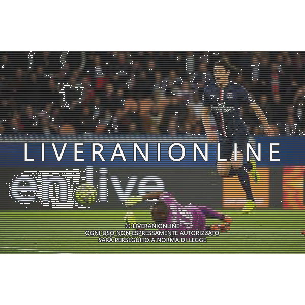 Goal Edinson CAVANI - 28.04.2015 - Paris Saint Germain / Metz - Match en retard - 32eme journee Ligue 1 Photo : Nolwenn Le Gouic / Icon Sport /Agenzia Aldo Liverani sas - ITALY ONLY - EDITORIAL USE ONLY