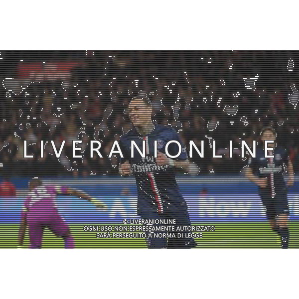 Joie Gregory Van der Wiel - 28.04.2015 - Paris Saint Germain / Metz - Match en retard - 32eme journee Ligue 1 Photo : Nolwenn Le Gouic / Icon Sport /Agenzia Aldo Liverani sas - ITALY ONLY - EDITORIAL USE ONLY