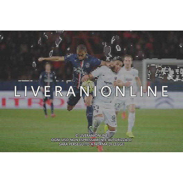 Lucas MOURA / Jose Luis PALOMINO - 28.04.2015 - Paris Saint Germain / Metz - Match en retard - 32eme journee Ligue 1 Photo : Nolwenn Le Gouic / Icon Sport /Agenzia Aldo Liverani sas - ITALY ONLY - EDITORIAL USE ONLY