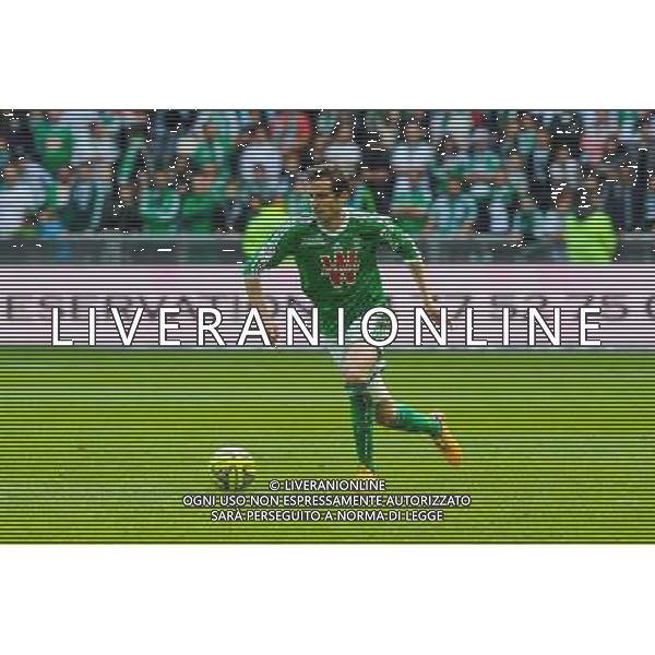 Benjamin CORGNET - 26.04.2015 - Saint Etienne / Montpellier - 34eme journee de Ligue 1 Photo : Jean Paul Thomas / Icon Sport /Agenzia Aldo Liverani sas - ITALY ONLY - EDITORIAL USE ONLY