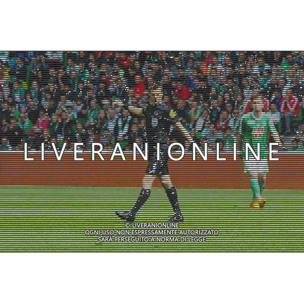 Benoit BASTIEN - 26.04.2015 - Saint Etienne / Montpellier - 34eme journee de Ligue 1 Photo : Jean Paul Thomas / Icon Sport /Agenzia Aldo Liverani sas - ITALY ONLY - EDITORIAL USE ONLY