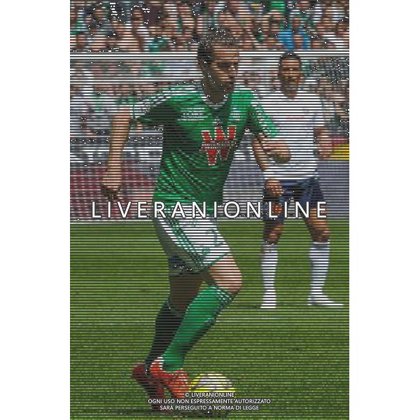 FranÃƒÂ§ois CLERC - 26.04.2015 - Saint Etienne / Montpellier - 34eme journee de Ligue 1 Photo : Jean Paul Thomas / Icon Sport /Agenzia Aldo Liverani sas - ITALY ONLY - EDITORIAL USE ONLY