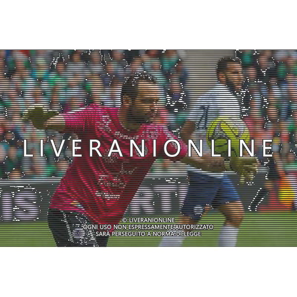 Geoffrey JOURDREN - 26.04.2015 - Saint Etienne / Montpellier - 34eme journee de Ligue 1 Photo : Jean Paul Thomas / Icon Sport /Agenzia Aldo Liverani sas - ITALY ONLY - EDITORIAL USE ONLY
