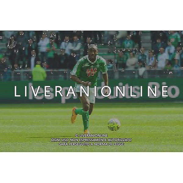 Kevin THEOPHILE CATHERINE - 26.04.2015 - Saint Etienne / Montpellier - 34eme journee de Ligue 1 Photo : Jean Paul Thomas / Icon Sport /Agenzia Aldo Liverani sas - ITALY ONLY - EDITORIAL USE ONLY