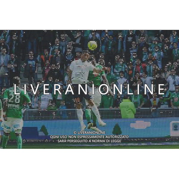 Lucas BARRIOS - 26.04.2015 - Saint Etienne / Montpellier - 34eme journee de Ligue 1 Photo : Jean Paul Thomas / Icon Sport /Agenzia Aldo Liverani sas - ITALY ONLY - EDITORIAL USE ONLY