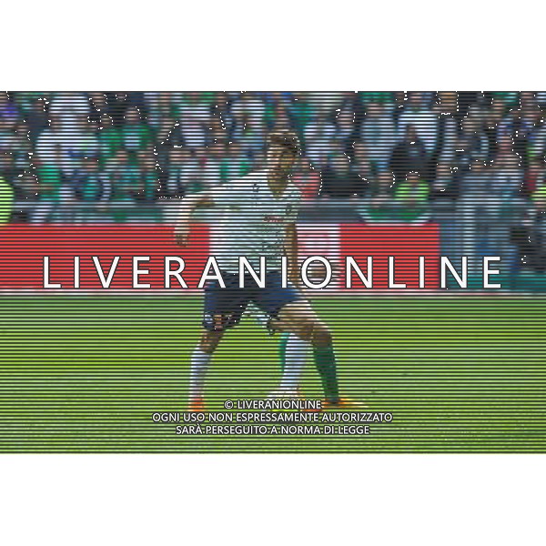 Paul LASNE - 26.04.2015 - Saint Etienne / Montpellier - 34eme journee de Ligue 1 Photo : Jean Paul Thomas / Icon Sport /Agenzia Aldo Liverani sas - ITALY ONLY - EDITORIAL USE ONLY