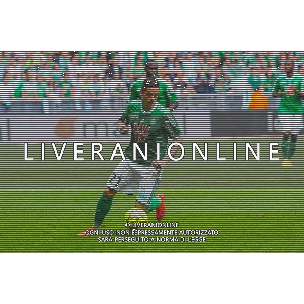 Romain HAMOUMA - 26.04.2015 - Saint Etienne / Montpellier - 34eme journee de Ligue 1 Photo : Jean Paul Thomas / Icon Sport /Agenzia Aldo Liverani sas - ITALY ONLY - EDITORIAL USE ONLY