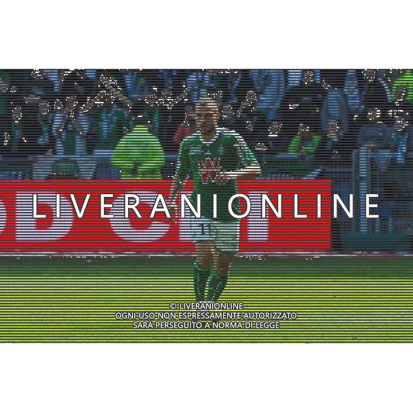 Yohan MOLLO - 26.04.2015 - Saint Etienne / Montpellier - 34eme journee de Ligue 1 Photo : Jean Paul Thomas / Icon Sport /Agenzia Aldo Liverani sas - ITALY ONLY - EDITORIAL USE ONLY