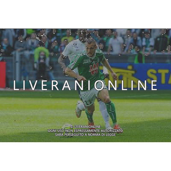 Yohan MOLLO - 26.04.2015 - Saint Etienne / Montpellier - 34eme journee de Ligue 1 Photo : Jean Paul Thomas / Icon Sport /Agenzia Aldo Liverani sas - ITALY ONLY - EDITORIAL USE ONLY