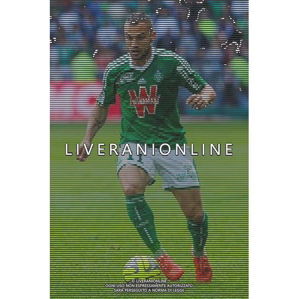 Yohan Mollo - 26.04.2015 - Saint Etienne / Montpellier - 34eme journee de Ligue 1 Photo : Jean Paul Thomas / Icon Sport /Agenzia Aldo Liverani sas - ITALY ONLY - EDITORIAL USE ONLY