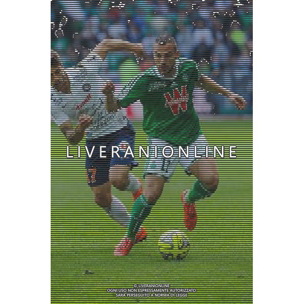 Yohan Mollo - 26.04.2015 - Saint Etienne / Montpellier - 34eme journee de Ligue 1 Photo : Jean Paul Thomas / Icon Sport /Agenzia Aldo Liverani sas - ITALY ONLY - EDITORIAL USE ONLY