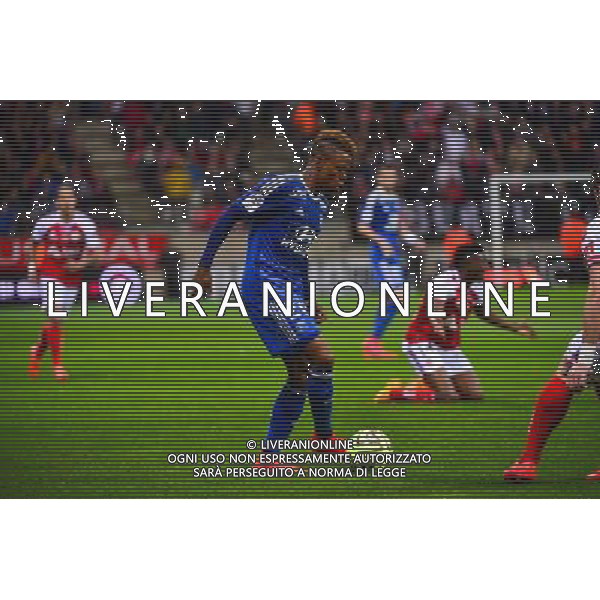 Clinton NJIE - 26.04.2015 - Reims / Lyon - 34eme journee de Ligue 1 Photo : David Winter / Icon Sport /Agenzia Aldo Liverani sas - ITALY ONLY - EDITORIAL USE ONLY