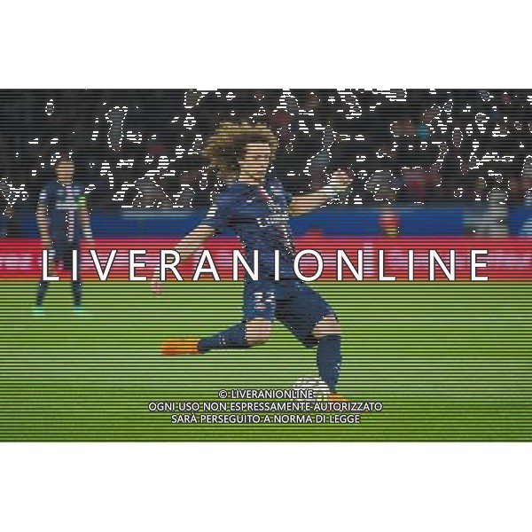 David LUIZ - 28.04.2015 - Paris Saint Germain / Metz - Match en retard - 32eme journee Ligue 1 Photo : Nolwenn Le Gouic / Icon Sport AG ALDO LIVERANI SAS ONLY ITALY