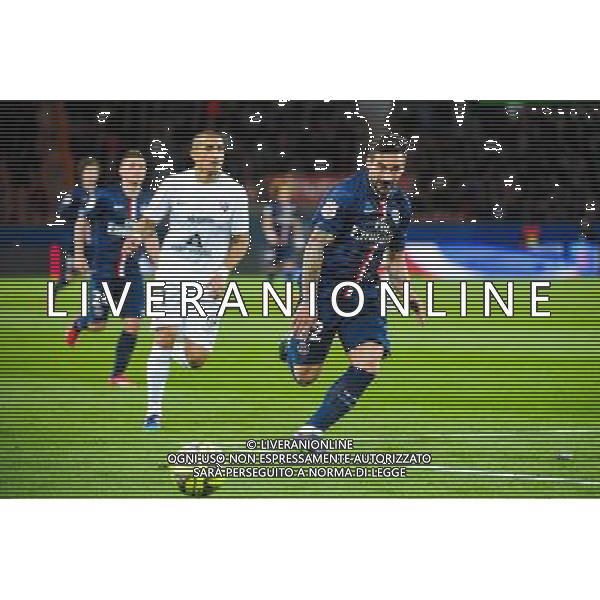 Ezequiel LAVEZZI - 28.04.2015 - Paris Saint Germain / Metz - Match en retard - 32eme journee Ligue 1 Photo : Nolwenn Le Gouic / Icon Sport AG ALDO LIVERANI SAS ONLY ITALY