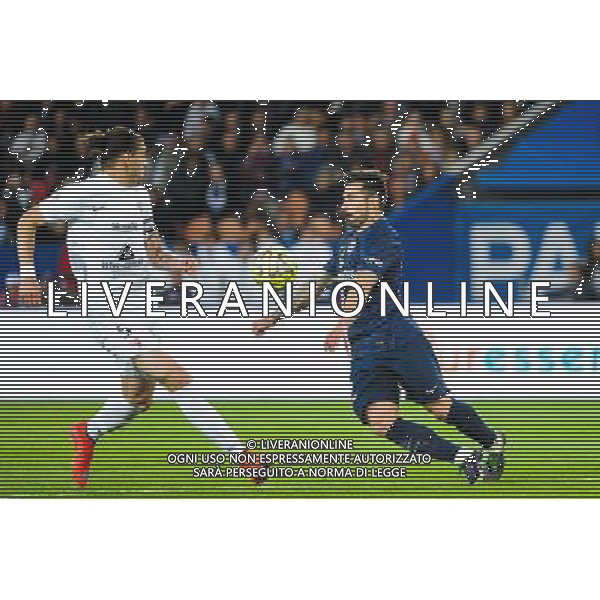 Ezequiel LAVEZZI - 28.04.2015 - Paris Saint Germain / Metz - Match en retard - 32eme journee Ligue 1 Photo : Nolwenn Le Gouic / Icon Sport AG ALDO LIVERANI SAS ONLY ITALY