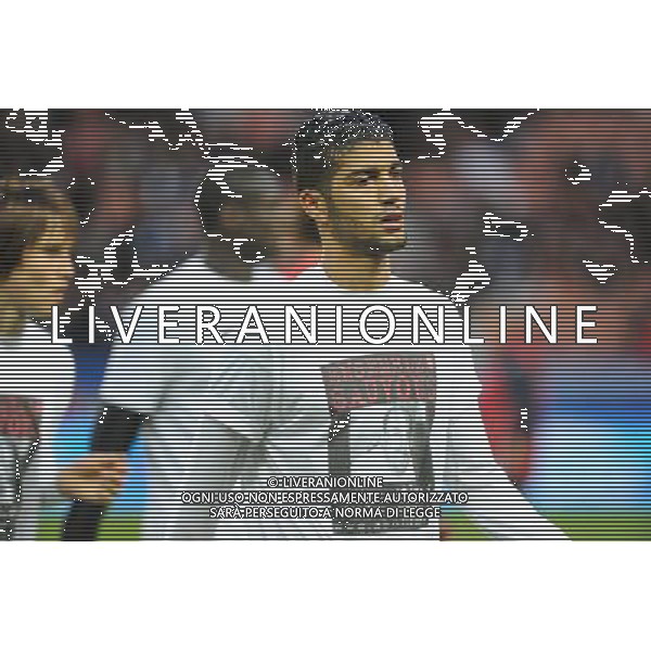 Groupe Metz avec le tee shirt \'Ensemble sauvons Serge ATLAOUI\' - 28.04.2015 - Paris Saint Germain / Metz - Match en retard - 32eme journee Ligue 1 Photo : Nolwenn Le Gouic / Icon Sport AG ALDO LIVERANI SAS ONLY ITALY