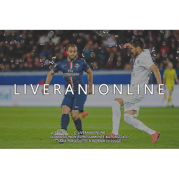 Lucas MOURA / Jose Luis PALOMINO - 28.04.2015 - Paris Saint Germain / Metz - Match en retard - 32eme journee Ligue 1 Photo : Nolwenn Le Gouic / Icon Sport AG ALDO LIVERANI SAS ONLY ITALY
