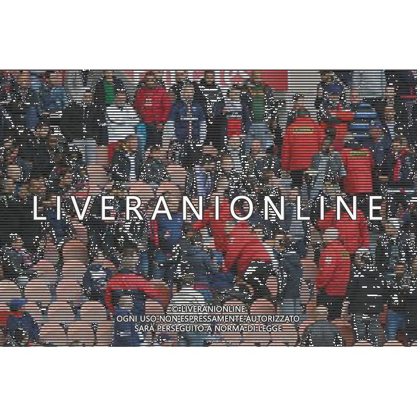 Supporters PSG / Stadiers - 28.04.2015 - Paris Saint Germain / Metz - Match en retard - 32eme journee Ligue 1 Photo : Nolwenn Le Gouic / Icon Sport AG ALDO LIVERANI SAS ONLY ITALY