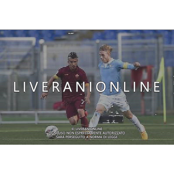 Roma - 01/05/2015 - Stadio Olimpico - Ritorno Finale Tim Cup Primavera 2014-2015 - SS Lazio vs AS Roma - nella foto: Gianluca Pollace e Jacopo Ferri / Ph. Fabrizio Corradetti - Ag. Aldo Liverani sas