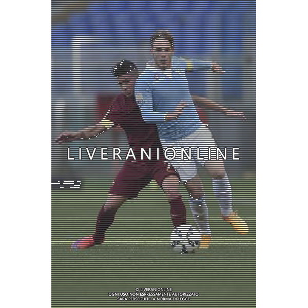 Roma - 01/05/2015 - Stadio Olimpico - Ritorno Finale Tim Cup Primavera 2014-2015 - SS Lazio vs AS Roma - nella foto: Gianluca Pollace e Jacopo Ferri / Ph. Fabrizio Corradetti - Ag. Aldo Liverani sas
