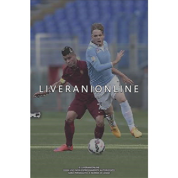 Roma - 01/05/2015 - Stadio Olimpico - Ritorno Finale Tim Cup Primavera 2014-2015 - SS Lazio vs AS Roma - nella foto: Gianluca Pollace e Jacopo Ferri / Ph. Fabrizio Corradetti - Ag. Aldo Liverani sas